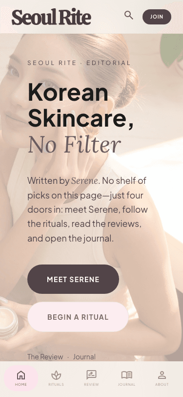 Mobile responsive — same content, optimized layout